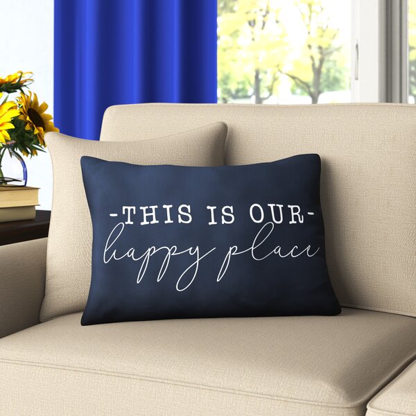 Mud pie our deals happy place pillow